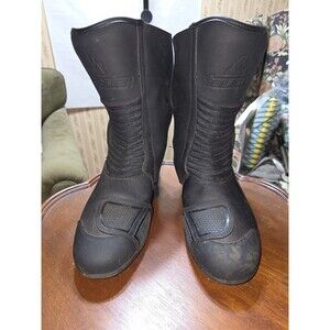 Tourmaster Solution Air Motorcycle Boots Mens 15 Black Riding Touring EU 50